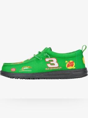HEYDUDE X NASCAR, Men's Green Slip-on Loafers Size 8 NWT
